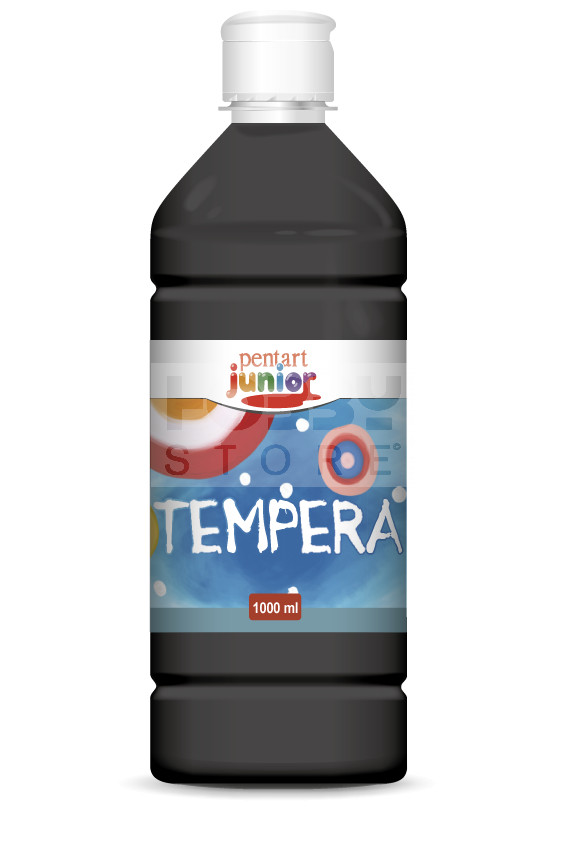 Pentart Junior Tempera festék fekete 1000 ml 33795