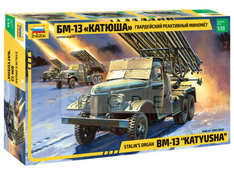 Zvezda BM-13 Katiusha Military makett 1:35 (3521Z)
