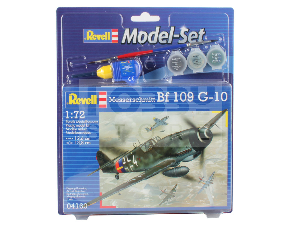 Revell Model Set Messerschmitt Bf 109 G-10 1:72 repülő makett 64160R