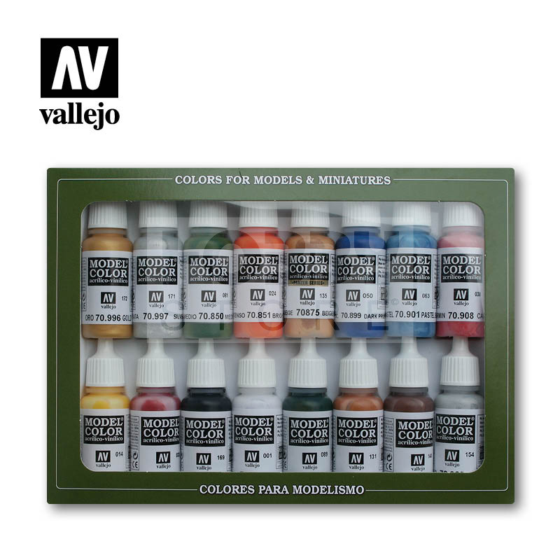 Vallejo Model Color -Folkstone Basics - festékszett 70101