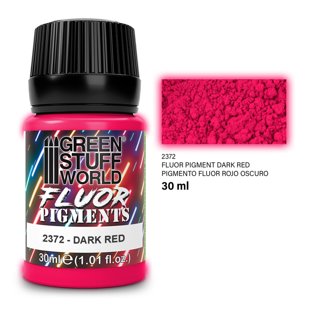 Green Stuff World Pigment FLUOR DARK RED