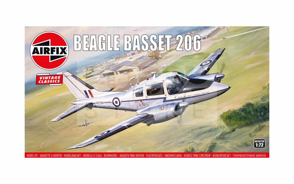 Airfix Beagle Basset 206 repülőgép makett 1:72 (A02025V)