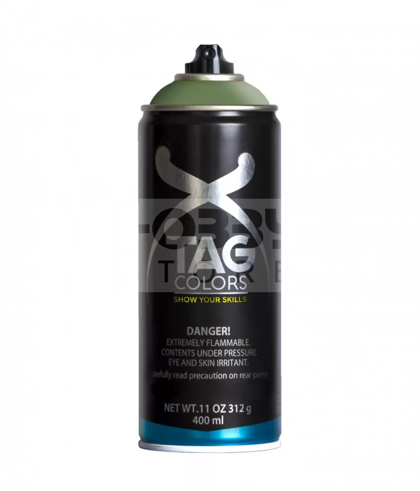 TAG COLORS matt akril spray - ANUNNAKI GREEN 400ml (RAL 6011) - A025