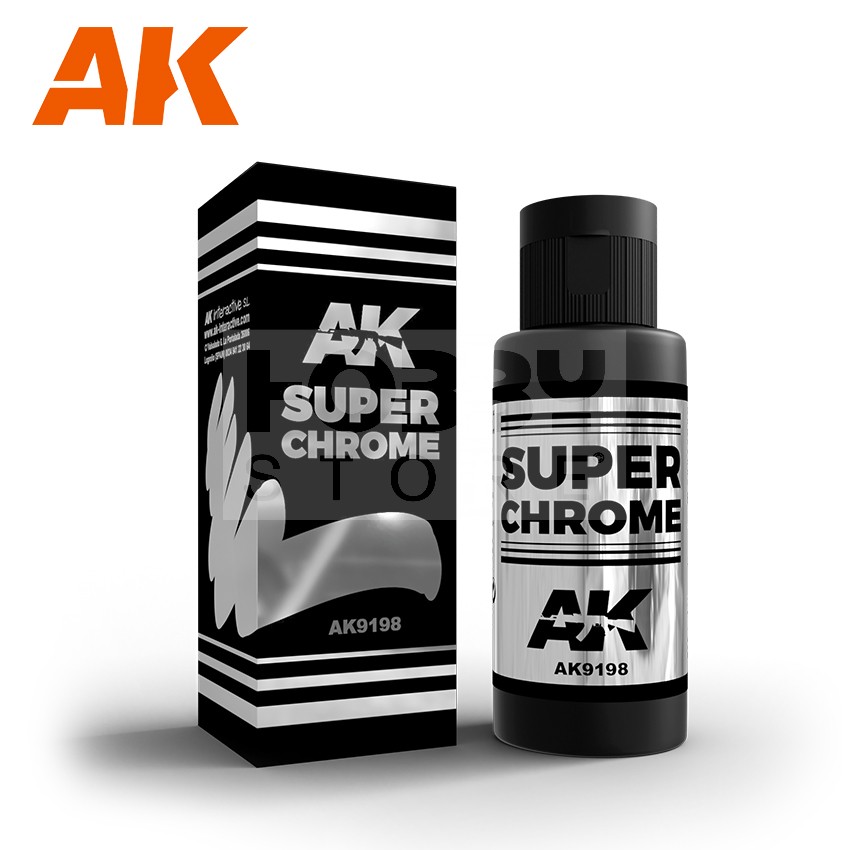 AK-Interactive SUPER CHROME - króm színű metál festék AK9198