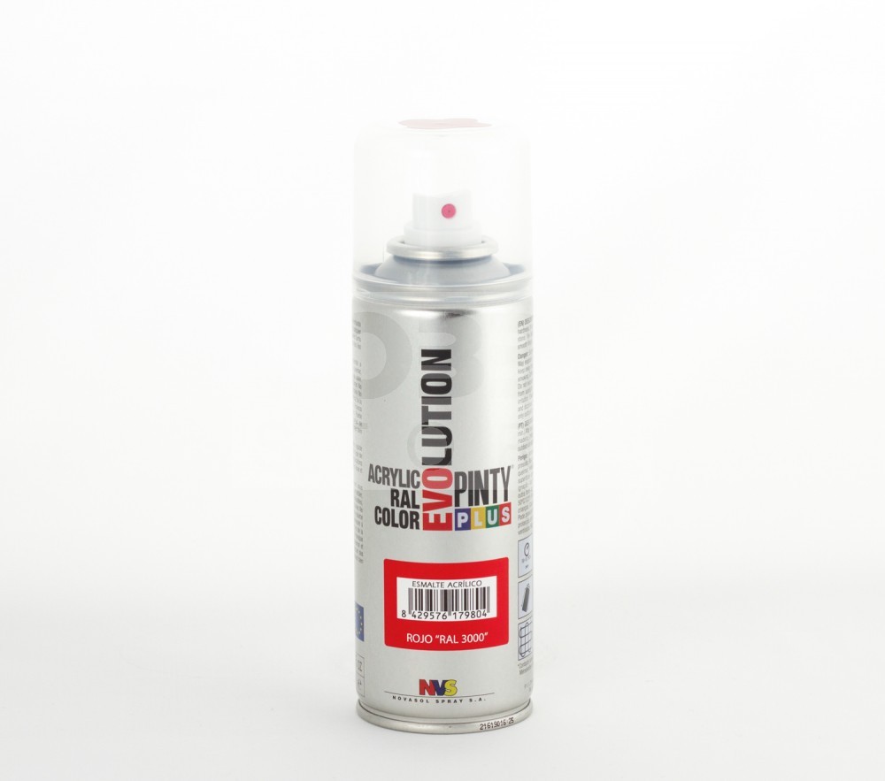 Pinty Plus Evolution akril spray - Flame Red RAL3000 (fényes tűzpiros) 200 ml PP238