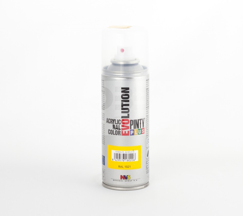 Pinty Plus Evolution akril spray - Rape Yellow RAL1021 (fényes sárga) 200 ml PP240