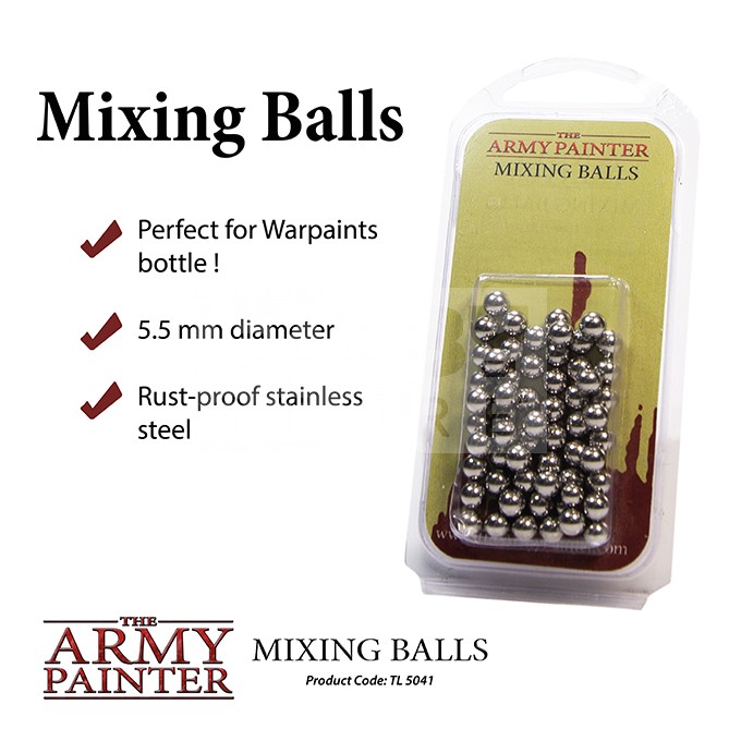 The Army Painter Festékkeverő rozsdamentes acélgolyó szett 100 darab (Mixing Balls) TL5041